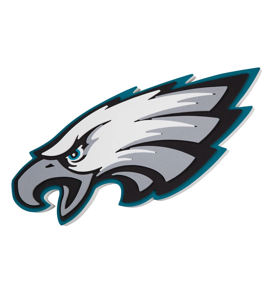 Nuevo Letrero de Pared/Sostenedor Logotipo de Espuma para Fan de la NFL Philadelphia Eagles 3D 18.9" x 12.8" Foto 2 de 3
