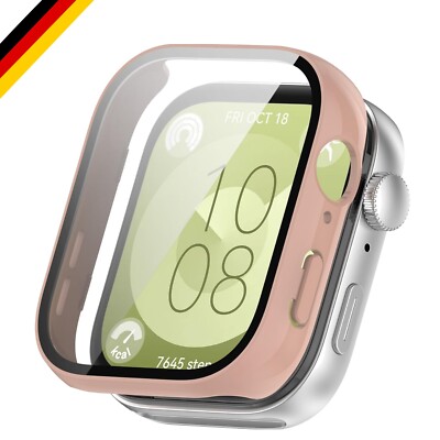 Hartes PC Cover für Huawei Watch Fit 3, Stoßfest, Kratzfest, , Matt