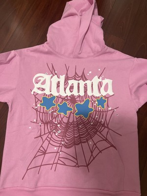 Sp5der Atlanta パーカー Sサイズ ピンク 裏起毛 Spider Worldwide x Young Thug Sp5der Atlanta Pink Hoodie Size