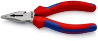 Knipex 08 22 145 Spitz-Kombizange Mit Mehrkomponenten-HüLlen Schwarz Atramentier