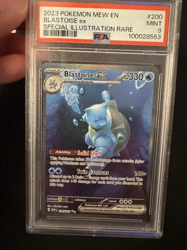 Blastoise ex 200/165 | Special Illustration Rare | PSA 9 | Scarlet & Violet 151