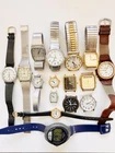 Lot of 16 Vintage Timex Quartz Watches Mens Womens Mixed AS IS Parts Repair