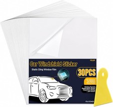 Static Cling Car Windshield Sticker Holder 4x6 Inch Clear Vinyl Size 30 Pcs Static Cling Car Windshield Sticker Holder 4x6 Inch Clear Vinyl Size 30 Pcs
