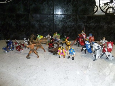 PAPO SCHLEICH ELC RITTER ZU PFERD GLADIATOREN KONVOLUT