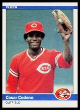 1984 Fleer #465 Cesar Cedeno - VG
