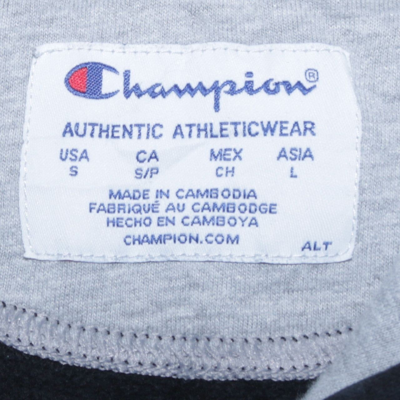 Champion Black Hoodie Mens S image 4