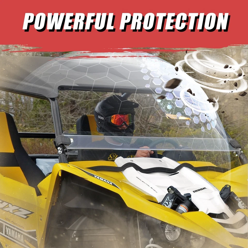 Half Windshield PMMA Hard Coated fit for Yamaha YXZ 2016-2018 - Image 4 of 4