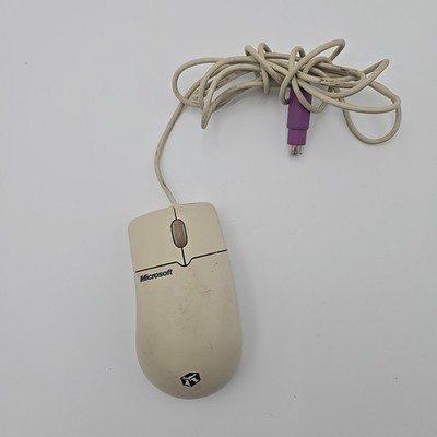 Vintage OEM Gateway Microsoft 2 Button IntelliMouse 1.1A PS/2 Mouse #X03-65043