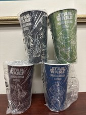 Star Wars Burger King Plastic Cup 2026 The Mandalorian And Grogu, Complete Set 4