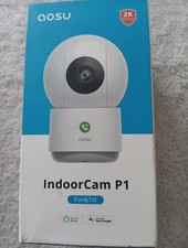 Aosu Indoor Security Camera With Supports One-Touch Calling In White C2E2BH11