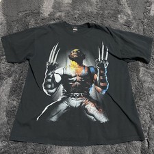 Vintage Marvel X Men Wolverine T Shirt Large Mens Mad Engine Comics 90s Y2K XL