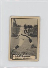 1962 Topps CFL Dave Mann #137 z9k