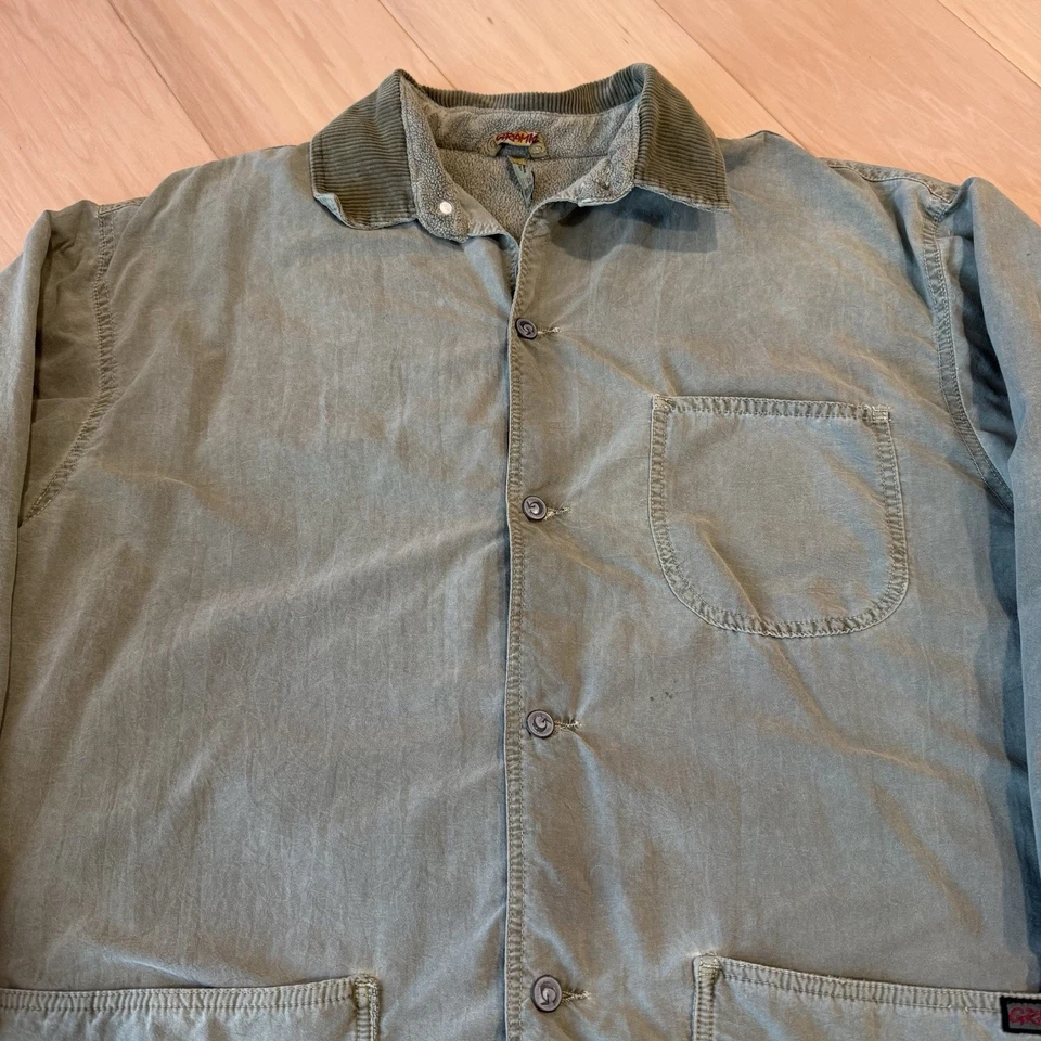 Abrigo Vintage Gramicci Chore XL Verde Chaqueta Forrada Pesada Invierno Prendas Exteriores Foto 3 de 4