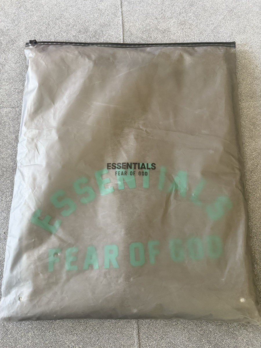 Fear Of God Essentials Heavy Jersey S/S Tee - Dark Heather Oatmeal XL View 3
