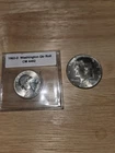 1965 Kennedy Half Dollar and 1962-D Washington Quarter Lot of 2.... Look!!!