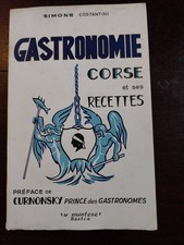 LIVRE DE CUISINE ANCIEN GASTRONOMIE CORSE ET SES RECETTES SIMONE COSTANTINI EO 