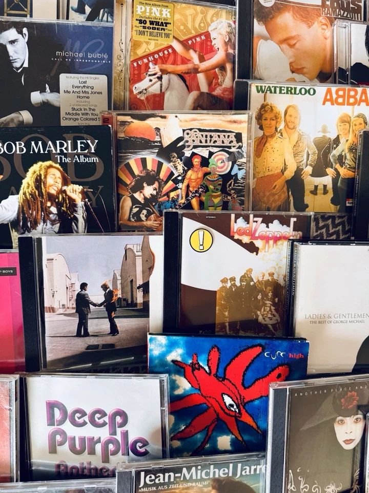 CD Sammlung-200x-Nachlass-Pink Floyd-Led Zeppelin-Cure-Dire Straits-Yes-U2 - Bild 2 von 4