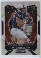 2021 Panini Prizm Draft Picks All-American Silver Prizm Pat Freiermuth #184 0q2