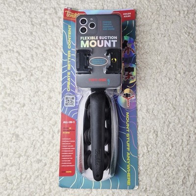 tenikle Pro Flexible Suction Mount All In One - NEW Color Black