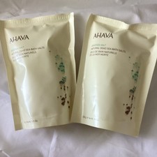 Image of Ahava Dead Sea Bath Salts 250g Natural Dead Sea Minerals (2 Packs)