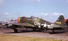 Republic P-47D Thunderbolt 56th Fighter Group 1944 Capt Hart Mahogany Model 1/32