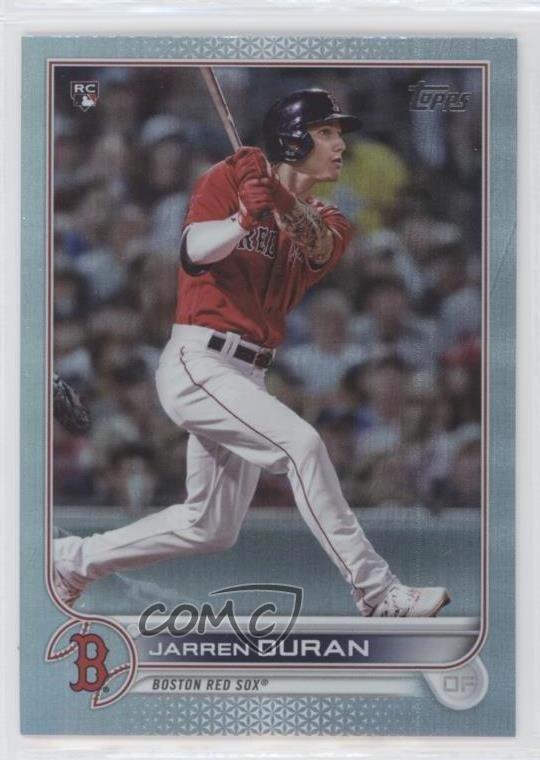 2022 Topps Series 1 Rainbow Foil Jarren Duran #187 Rookie RC 0us5