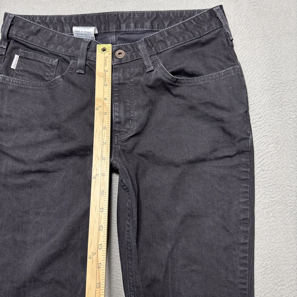Pantalones de mezclilla Carhartt para mujer 8x34 (30x32) negros calce original bota elástica desteñida Foto 4 de 4