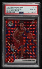 2019 Panini Mosaic Rookies Reactive Blue Prizm Darius Garland PSA 10 GEM MT 5q7