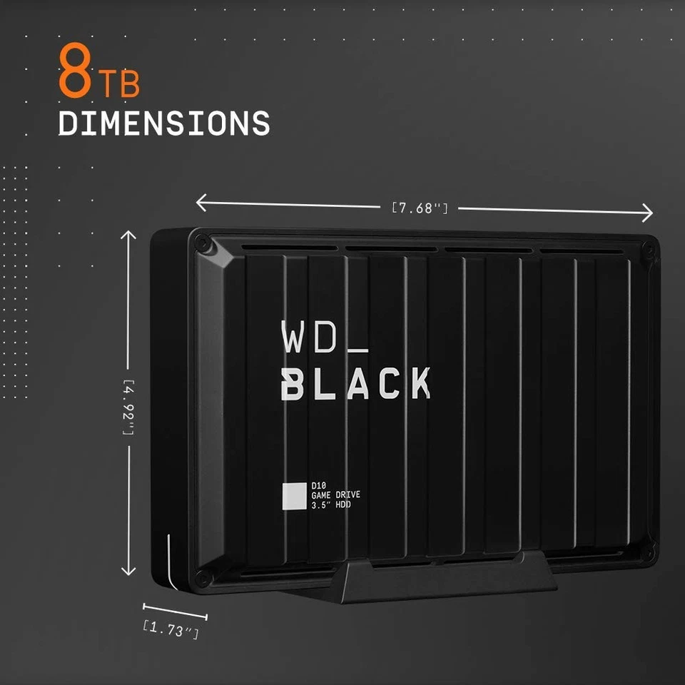 8TB D10 Game Drive - Portable External Hard Drive HDD Compatible with Playsta... - Image 2 of 2