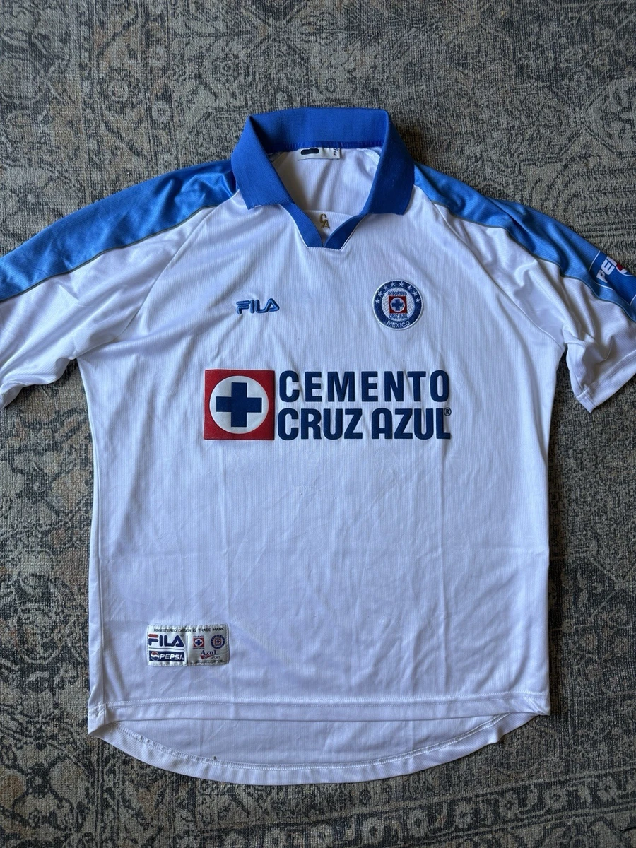 Cruz Azul Authentic FILA Pepsi Jersey Size XL 2000-2001 De Epoca