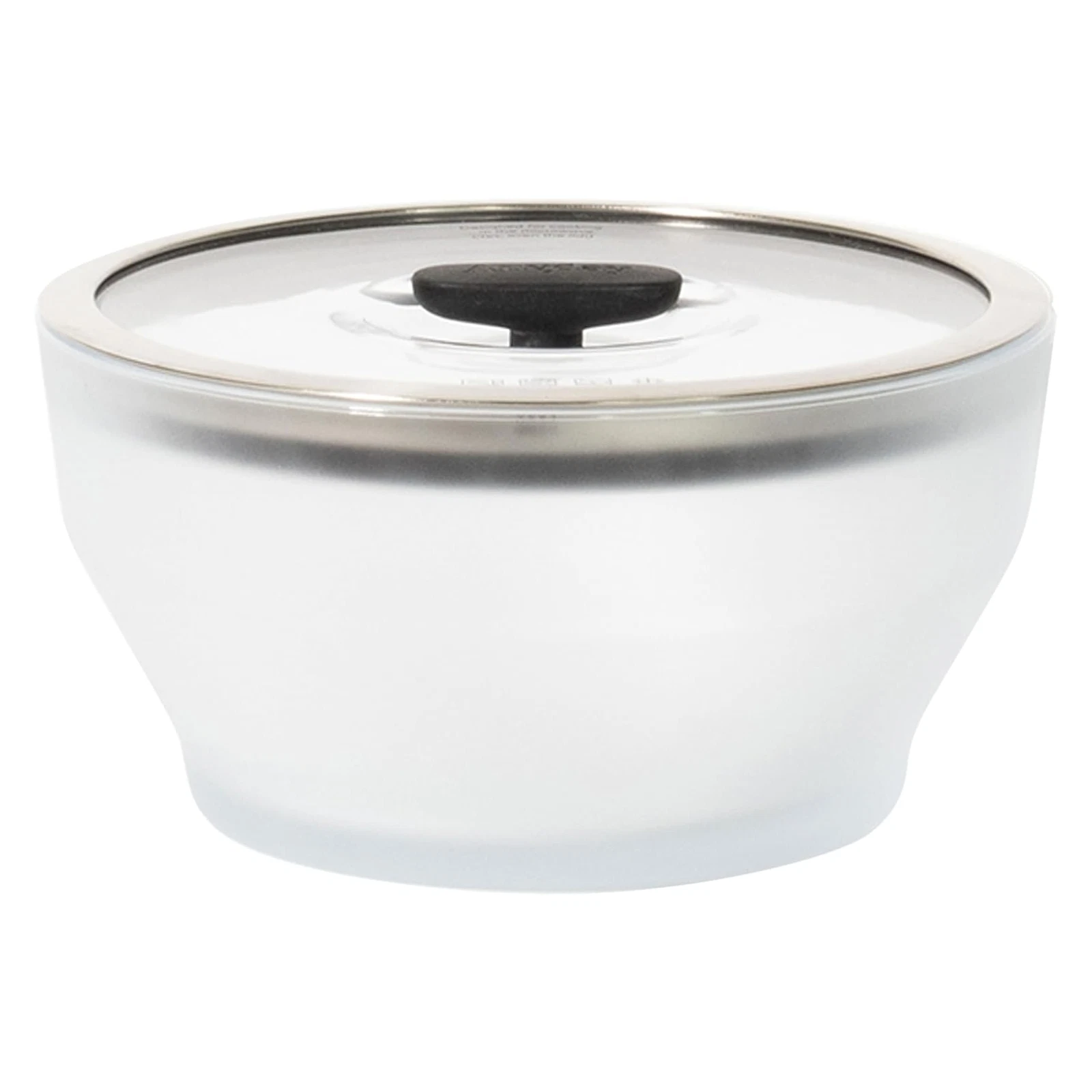 Anyday 8-Cup Microwave Cookware & Glass Container, Frosted Black Sesame