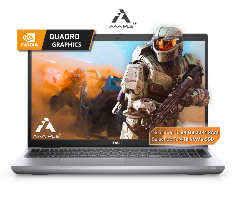Dell Precision 15.6" FHD Workstation Gaming Laptop i5 Up To 64GB RAM 4TB Win11P