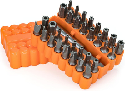 Mutt Tools 33PC Security Torx Bit Set Tamper Proof Star Hex Spanner Tri-Wing