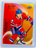 2022-23 UPPER DECK ALLURE HOCKEY COLOR FLOW RED - ORANGE SF-45 COLE CAUFIELD
