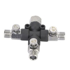 1 1/8 Three Way Adjustable Air Hose Splitter Airbrush Connecting Accessories