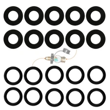 10Pcs Propane Tank Gasket & 10Pcs Soft Rubber O-Rings for All Soft Nose POL F...