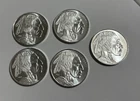 Lot of 5 Mason Mint Indian Buffalo Silver Rounds 1 oz BU .999 Fine Bullion