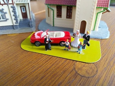 Noch Figurenset Hochzeit + Auto