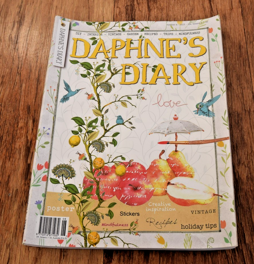 DAPHNE'S Diary Magazine Issue 6 2023 LOVE VINTAGE RECIPES etc  CRAFT ART
