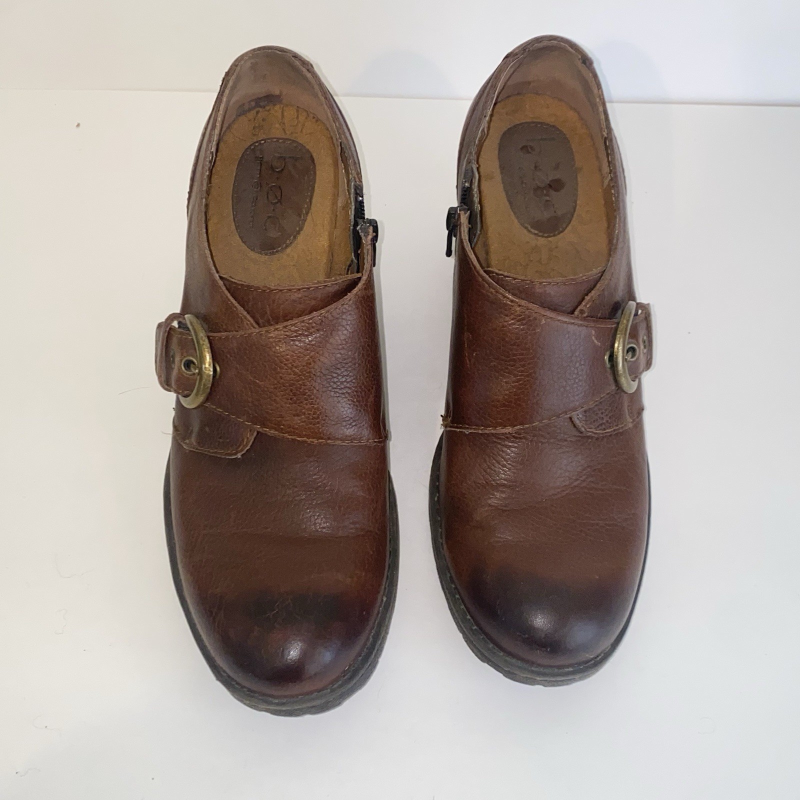 SAOLA BOC Born Concepts scarpe stivaletti donna suola a strappo in pelle marrone taglia 9 5 M