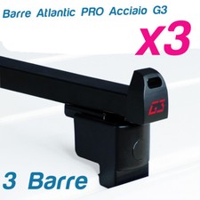 BARRE PORTATUTTO PORTAPACCHI FIAT SCUDO 2008> 3 BARRE MAX 100 Kg G3 +FIX