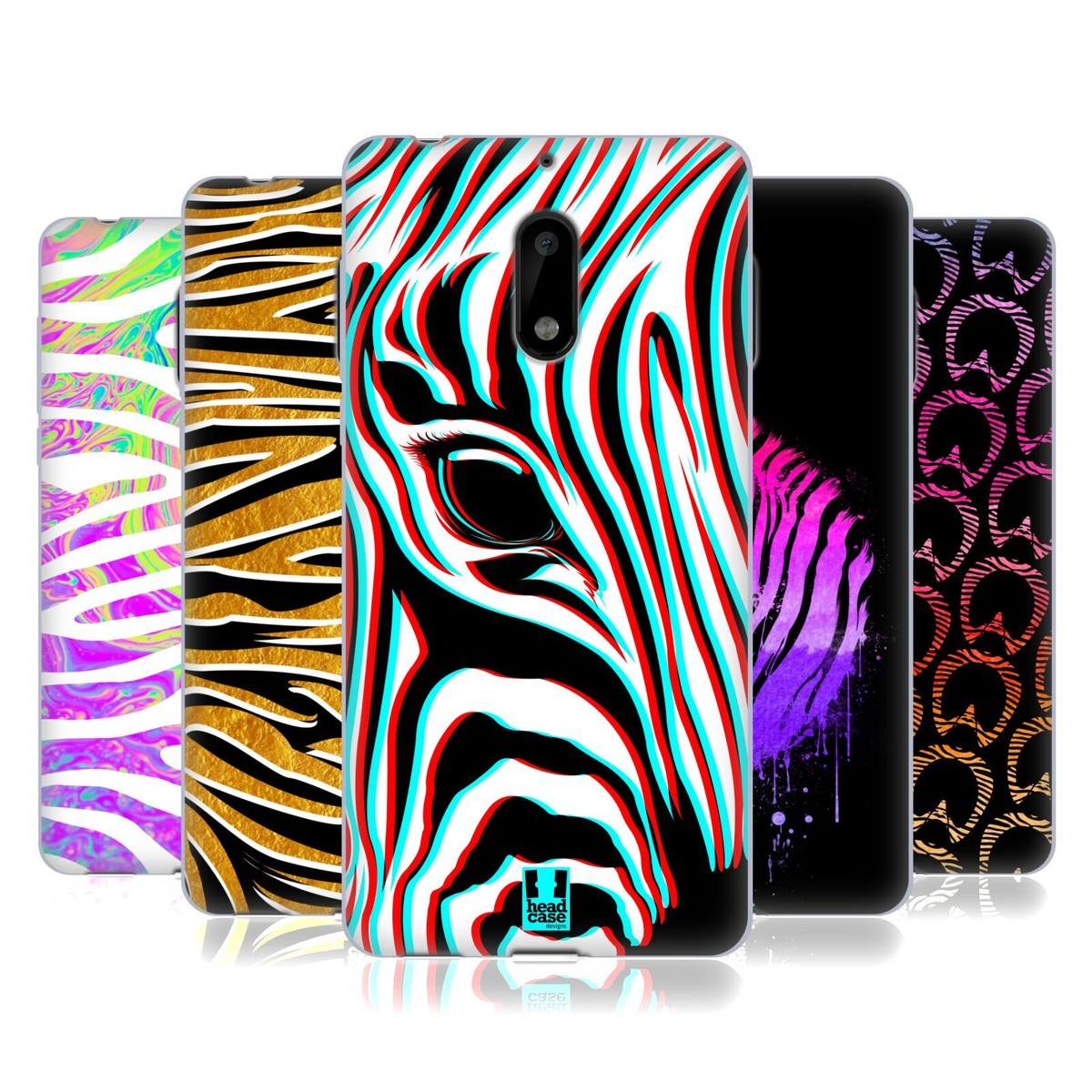 バッグ NOKIA HEAD CASE DESIGNS ZEBRA FASHION SOFT GEL CASE FOR NOKIA