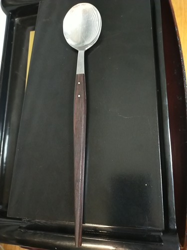 Rosewood Long Handled Spoon 1950-60s VGC 25.5cm