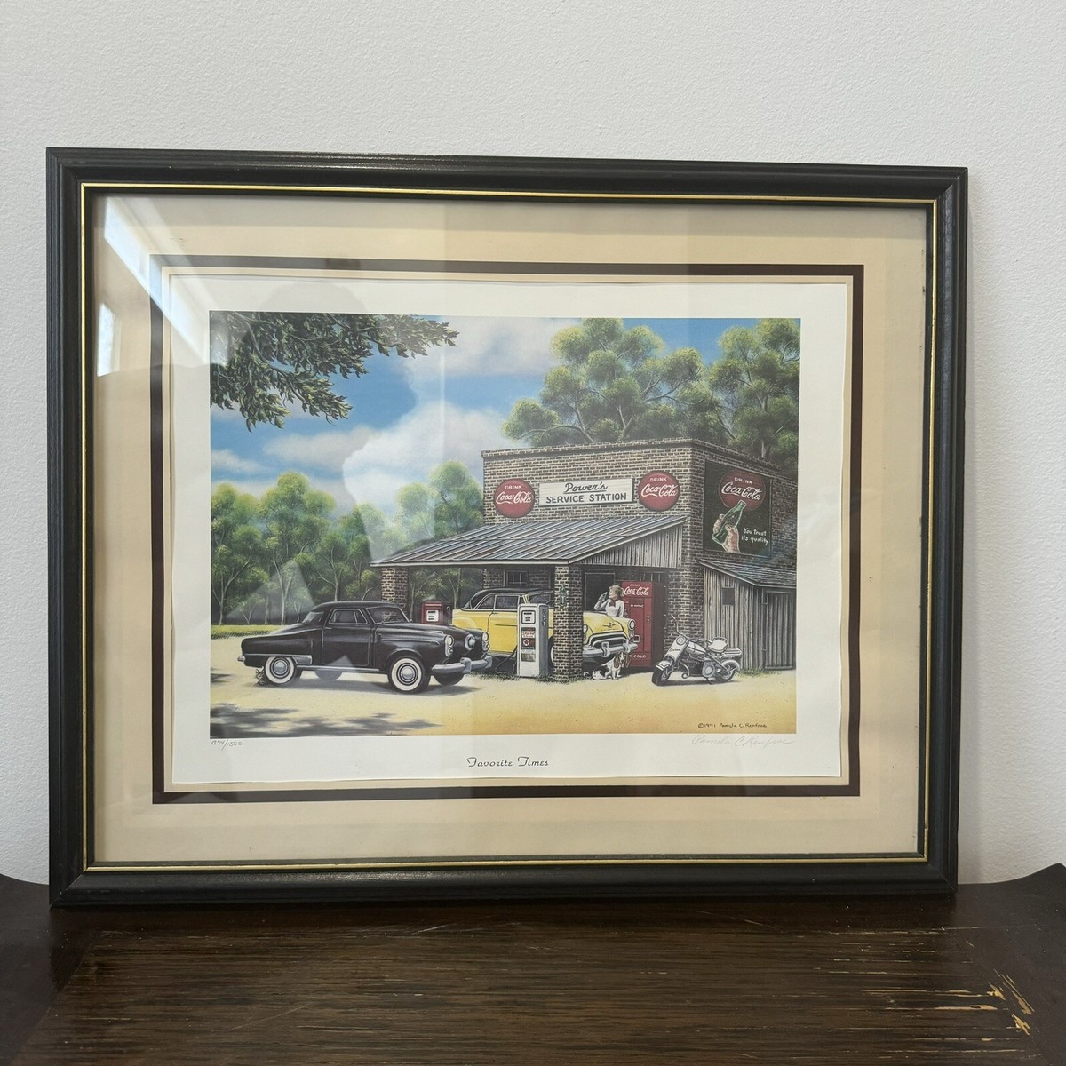 VTG 90s Signed Favorite Times By Pamela C. Renfroe Coca-Cola 1374