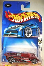 2004 Hot Wheels #27 First Editions 27/100 BEDLAM Maroon w/Chrome Pr5 Spoke Wheel