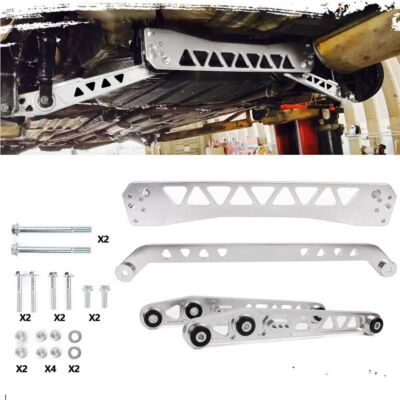 Rear Lower Control Arms Subframe Brace Tie Bar Kit For Honda