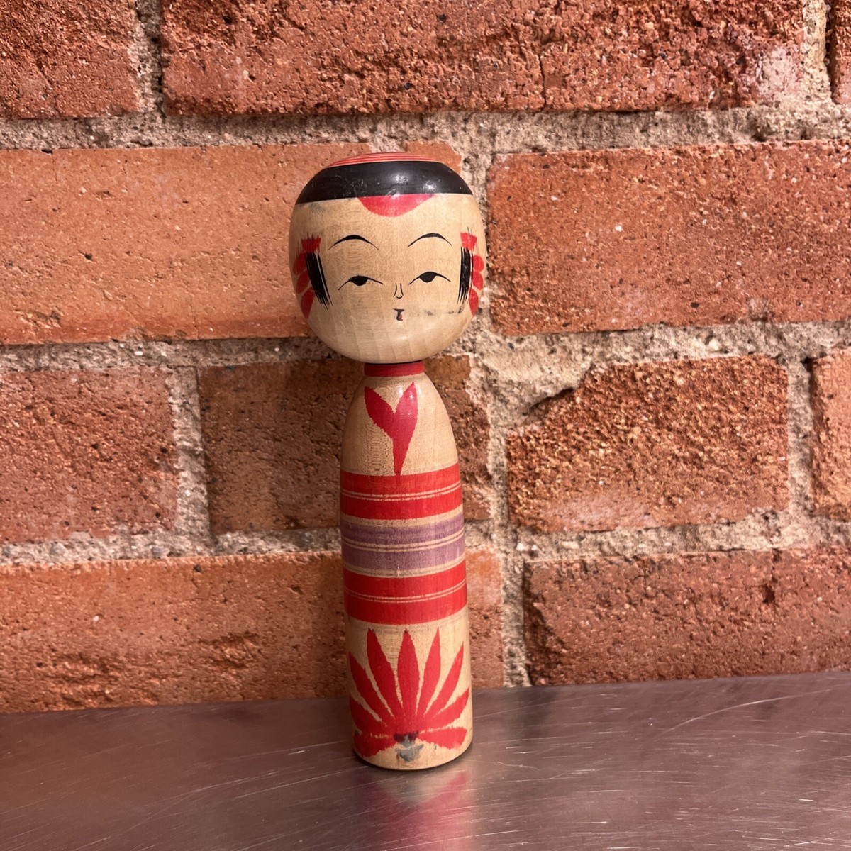 工芸品 Vintage Japanese Kokeshi Doll Signed SIGNED Kokeshi Vintage Wooden Japanese Doll | eBay