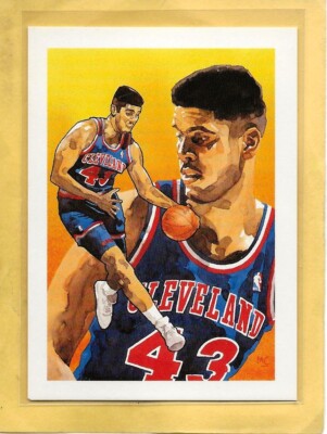 BRAD DAUGHERTY - 1991-92 NBA Hoops - #507 - Cavs - $1 Shipping - MINT