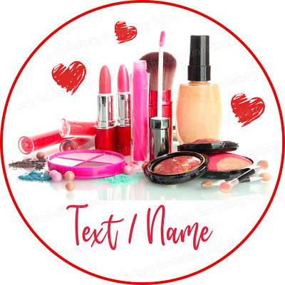 Make-up Pinsel Kuchen Topper Party Dekoration essbar Geburtstag maßgeschneidert personalisiert