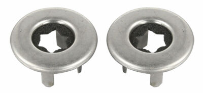 RestoParts Chrome Door Lock Knob Ferrule Set 1968-1973 GTO RestoParts Chrome Door Lock Knob Ferrule Set 1968-1973 GTO